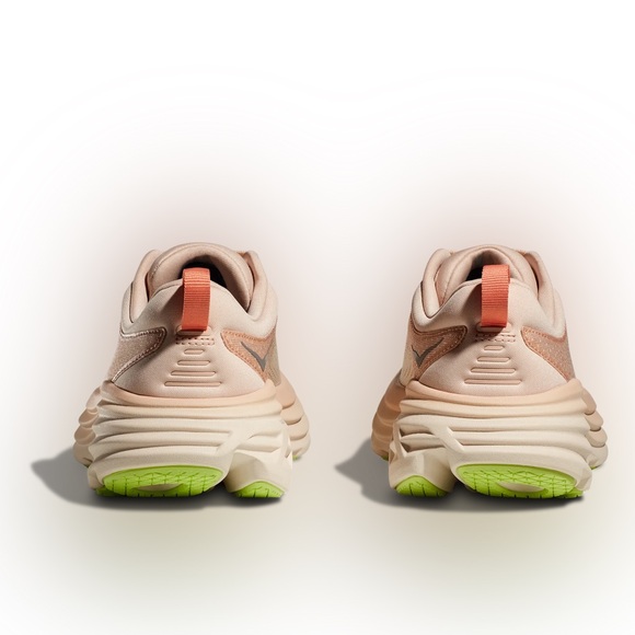 Hoka Womens Bondi 8 Cream Vanilla Running Shoes - Picture 7 of 9